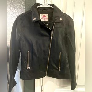 Justice Juniors Leather jacket size 14/16